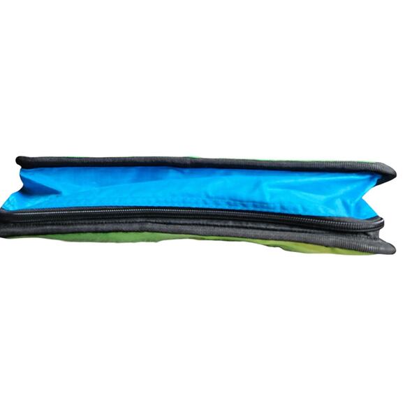 Blemished - Case-It Zip Tab D-252 - Classic Zipper 2" Binder - Neon Blue Green - Picture 11 of 16